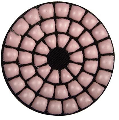 Proxxon 28657 Diamantierte Schleif- und Polierpads, K 100, Ø 50 mm, 3 Stück, für Winkelpolierer WP/E und WP/A