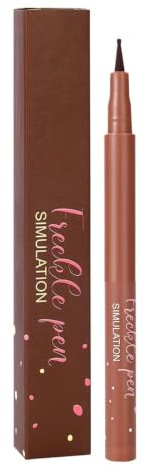 2pcs Freckles Pen Sommersprossen Stift, Wasserdicht Freckles Pen | Simulierte Sommersprossen, Natürlicher Sommersprossenstift, Natürlicher Lebensechter Sommersprossen Makeup Stift