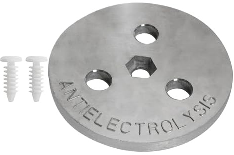Zinc Anode Weighted Skimmer - Disc for Pool Pumps | Filter Blocker, System Protection for Indoor and Outdoor Pools, Protective Accessory