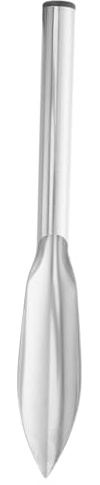 GALPADA Pelle De Jardinage Pointue en Acier Inoxydable pour Jardinage Domestique, Outil Léger Portable pour Creuser Et Transplanter en Plein Air