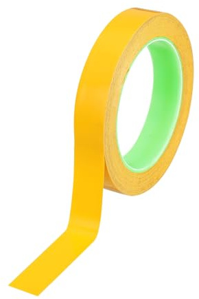 PATIKIL Floor Marking Tape 2cm x 33 Meter, Self-Adhesive Warning Safety Tape Caution Stripe for Walls Floors Pipes Equipment Outdoor, Yellow