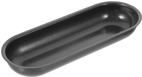 FUNOMOCYA Molde para Pan de Salchicha y Molde para Pan de Hot Dog Antiadherente de Acero al Carbono, Reutilizable y Resistente Deformación, Adecuado para Hornear en Cocina y Horno Doméstico