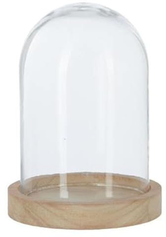 Paris Prix Atmosphera Créateur d'intérieur - Cloche Décorative en Verre Poser 19cm Naturel