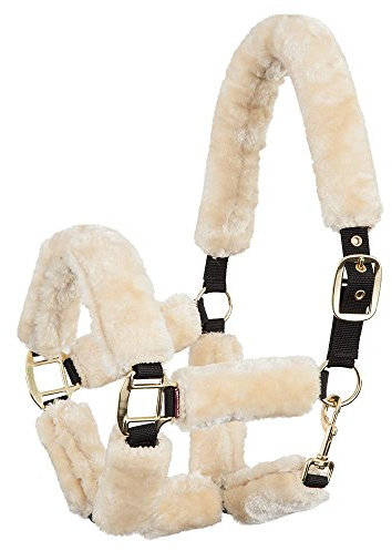 BR Premiere Halfter Artificial Fur Fellhalfter Warmblut