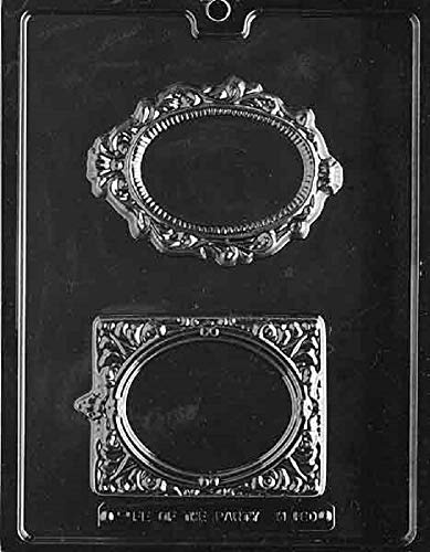 Grandmama's Goodies M180 Fancy Frame Chocolate Candy Soap Mold with Exclusive Molding Instructions … (1)