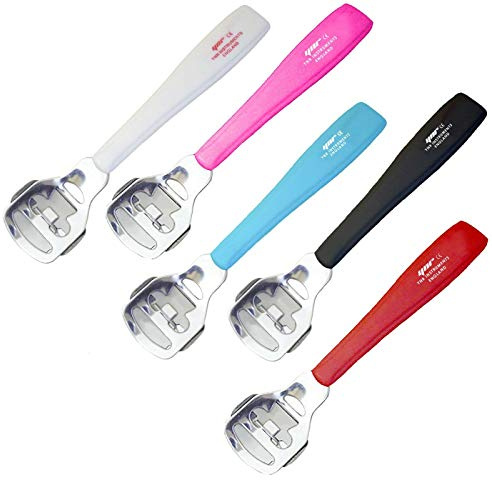 YNR Stainless Steel Calus, Remover for Feet, Foot Scraper & Callus Shaver, Calloused Feet Remover Tool with Callus Shaver Blades, Foot File for Calisis Removal, Sky Blue