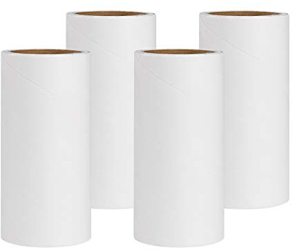 ISIYINER Recharge Brosses Adhésives, Rouleaux de Rechange Anti-Peluches 4 Rouleaux de 240 Feuilles pour Enlève Les Poils d'animaux, Les Peluches et la poussière des vêtements, Tissus et Tapis