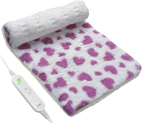 ZXU Heating Pad for Back Pain Relief, Ultra Soft Sherpa Heating Pad for Cramps Relief with 12 Heat Setting and Auto Shut Off Function, Moist Heat Option, Machine Washable, Stay on Electric Heated Pad