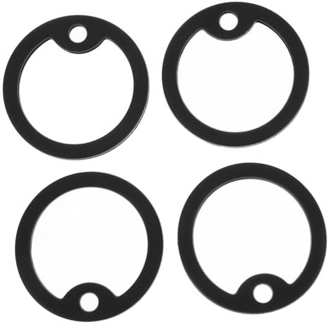 Angoily 4 Stücke Gummi Für Hundemarken Schwarze Leise Hundemarke Schutzhülle Für Haustieranhänger Lärm Robustes Design Für