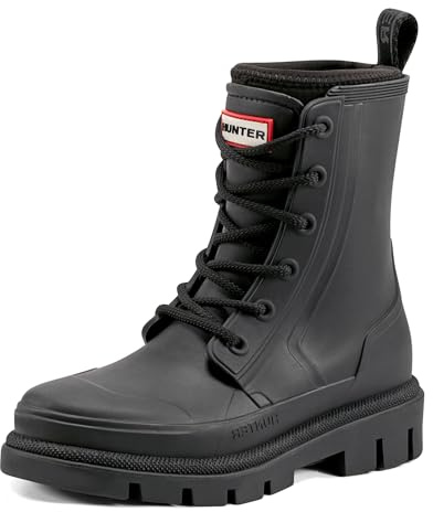 Hunter Women's Diana Waterproof, Black, 9 Medium