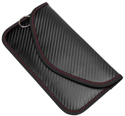 JNNJ Custodia Protettiva Chiavi Borsa Auto, Portachiavi Auto Antifurto per Protezione Chiave, Custodia Protettiva Blocker Protezione Antifurto, Blocca i Segnali Delle Auto, per Custodia Protettiva