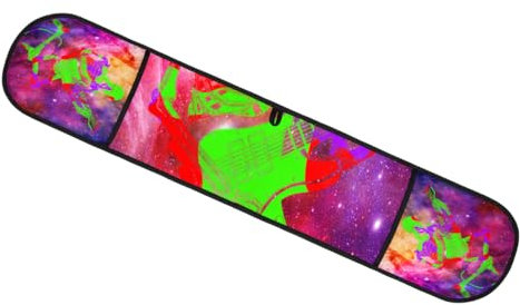 Galaxy Rock Skull Print Doppio guanto da forno presina, Galaxy Night resistente al calore guanti da forno cucina casa cottura cottura forno guanto