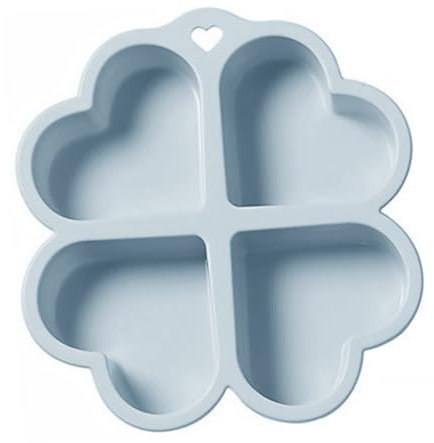 Hoement Heart Shaped Mold Silicone Cake Baking Mould for Fondant Biscuits Heart Shape Cake Mould Baking Tool for Accessories and Birthday