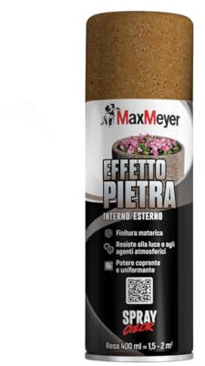 MAXMEYER Spray Effetto Pietra Marrone 0.400 L