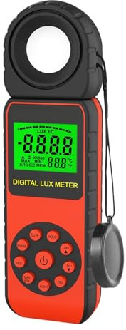 Fotómetro Medidor De Iluminancia BT-881F Medición De Luz Pantalla De Valor Máximo 3999 (Rango: 1-400 000 Lux) Sensor Girado 270º Almacenamiento De Datos