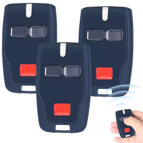 Telecomando Cancello, Set di 3 telecomandi per MITTO2 - Mitto2 M 2 canali 433 MHz Rolling Code per cancelli automatici