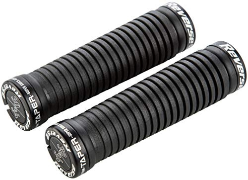 Reverse Grip Taper Fahrradgriffe zum Schrauben, Schwarz