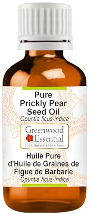 Greenwood Essential Puro Olio di Fico d’India (Opuntia ficus-indica) Grado Terapeutico Naturale 15ml (0.50 oz)