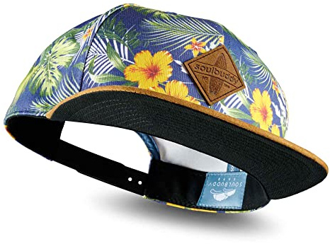 Soulbuddy Snapback Cap Herren & Damen – Basecap Unisex - Verstellbarer Snapback-Verschluss – Bequeme Streetwear Kappe - Outdoor & Freizeit Baseball Cap für Väter – One Size