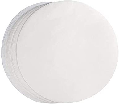 100 Pieces of Non-Stick Round Barbecue Paper Baking Parchment Paper Circle Air Fryer Liner Suitable for Barbecue Cake Tin Toaster Tortilla Press Etc.