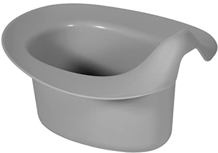 Kindsgut Abhaltetöpfchen für Babys, Dunkelgrau | Babytopf WC/Klo, hochwertige Qualität, dezente Farben, abhalten und windelfrei
