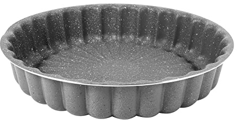 Frefgikty Charlotte - Teglia per torte, rivestimento antiaderente a 4 strati, in alluminio pressofuso Charlotte, stampo per torta a sgancio rapido, 24 cm B