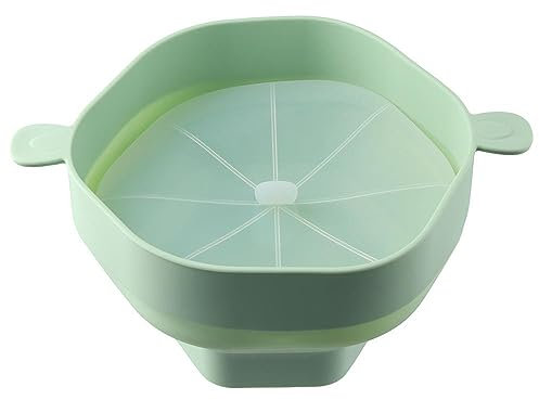 hobbyme Silikon Mikrowelle Popcorn Schüssel Faltbare Popcorn Maker Eimer Schüssel mit Deckel Falten Große Kapazität Popcorn Küche Backen Werkzeuge