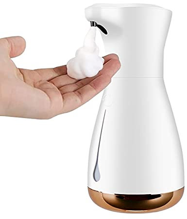 Dispenser Automatico di disinfettante per Le Mani,Dispenser Automatico di Sapone touchless 700 ml di Grande capacità,Dispenser di detersivo per Piatti Ricaricabile per Bagno,Cucina,Hotel,Bianco