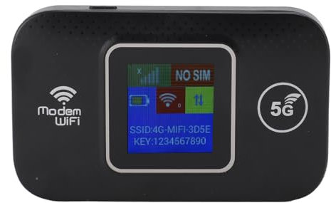 4G-Router, Taschen-4G-WLAN-Hotspot-Gerät, 300 Mbit/s Mobiler Hochgeschwindigkeits-Router mit Micro-SIM-Karte, Unterstützt Mehr Als 10 Geräte, USB-Stromversorgung für Unterwegs