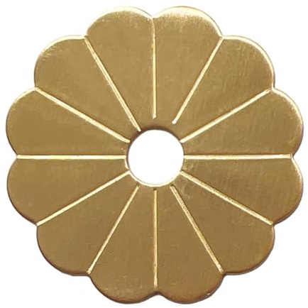 Tiazza 10 arandelas de latón para decoración de muebles, accesorios de latón (latón)
