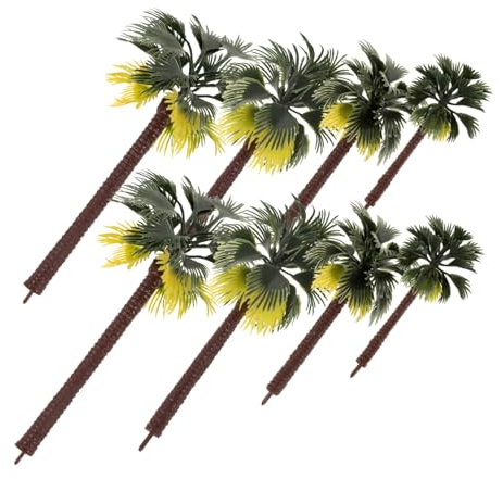 KITANDOVE Miniatur-landschafts-bäume Künstliche Palmen Modellbäume Für DIY-szenen Garten-deko Mini-palmen Mit Lebensechten Details