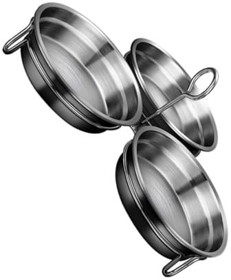 Mikinona Cuociuova in Camicia in Acciaio Resistenti Stampo Per Bollire Le Uova Manico Centrale Protettivo Teglia Da Cucina Facile Da Pulire
