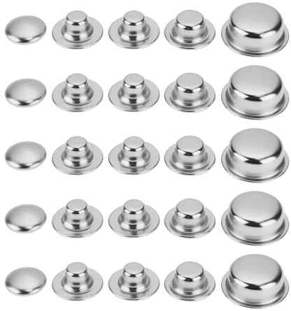 ECSiNG 50 PCS Rondelles Starlock 4mm-10mm Clips de Retenue Arboré Bague de Retenue Externe