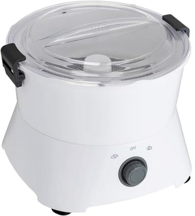 Pelador eléctrico de patatas de 85 W con soporte de mesa, pelador de verduras profesional para patatas, manzanas y zanahorias | Hoja peladora de acero inoxidable, bandeja de recogida y fácil limpieza