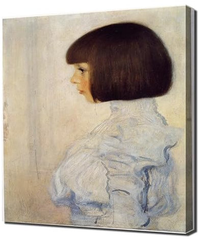 Klimt Portrait von Helene Klimt - Leinwandbild - Leinwanddruck auf Holzrahmen - perfektes Bild zur Wanddekoration