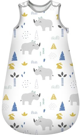 Mosebears Baby Vinter Sovsäck Barnsovsäck 2,5 tog Sovsäck av 100% Bomull, Olika Storlekar Från Födseln till ålder 24 Månader, året runt.