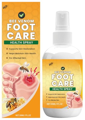 Spray para pies, 30 ml, spray hidratante para el cuidado de piernas y pies, solución hidratante para piernas, producto de reparación para pies en casa y deportes