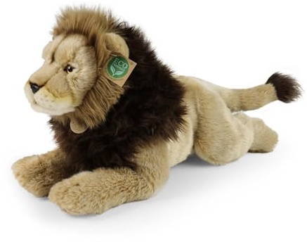 Teddys Rothenburg Kuscheltier Löwe liegend 43 cm braun Plüschlöwe Stofflöwe