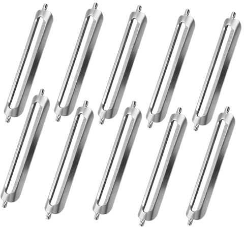 10 Stück Sparschäler - Ersatzklingen Gemüseschäler, Kompatibel mit Schäler-Ersatzklingen für Kartoffelschäler, Gemüseschäler, Turbo Spargelschäler, Orangenschäler (13×56 mm)