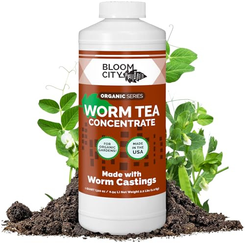 Té concentrado orgánico de gusano de tierra y abono y potenciador de Bokashi por Bloom City