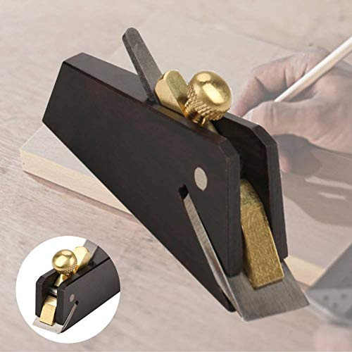 Carpenter Hand Hobel, Ebenholz Mini Flugzeug Kit, DIY Kabel-Linie Holzbearbeitung Flugzeug Carpenter Holz Schneidwerkzeug, Holzhandwerk DIY Werkzeug Holzbearbeitung Carpenter Flaches Flugzeug