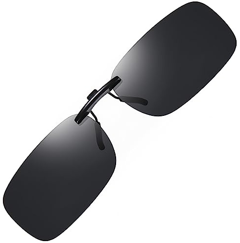 AoHeng Polarisierte Sonnenbrille Clip,Unisex,1.00mm Verdickte Linsen,für Brillenträger