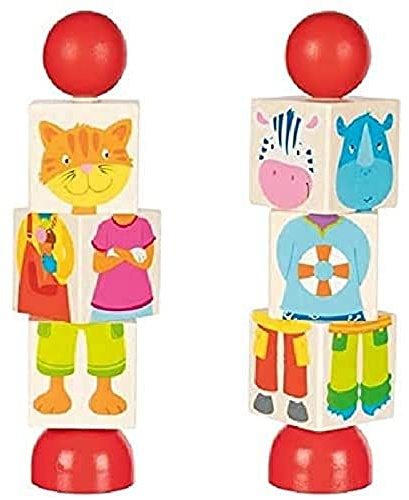 GOKI 57427 Puzzle, austauschbar, Tiere, Farbe (Mehrfarbig)