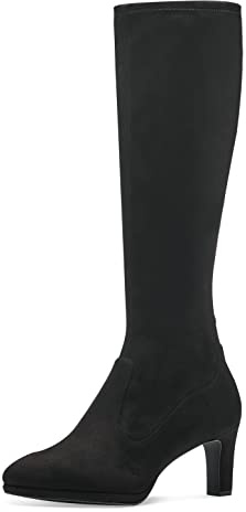 Tamaris Damen Schlupfstiefel, Frauen Stiefel,TOUCHit-Fußbett,Winterschuhe,uebergangsstiefel,uebergangsschuhe,Stiefel,halbstiefel,Black,37 EU