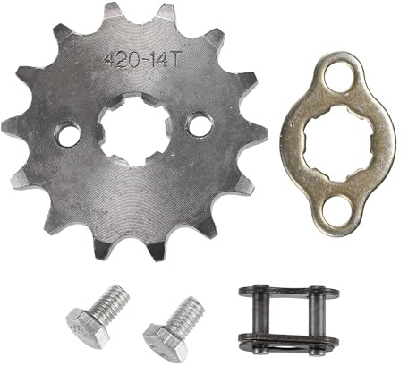 QUARKZMAN Pignone Motore Anteriore 1 Set 420 14T 17mm