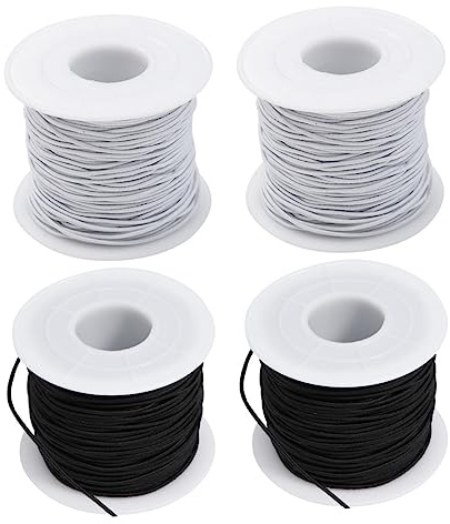Pezzi Filo 1mm Elastico per 4 Braccialetti per Gioielli