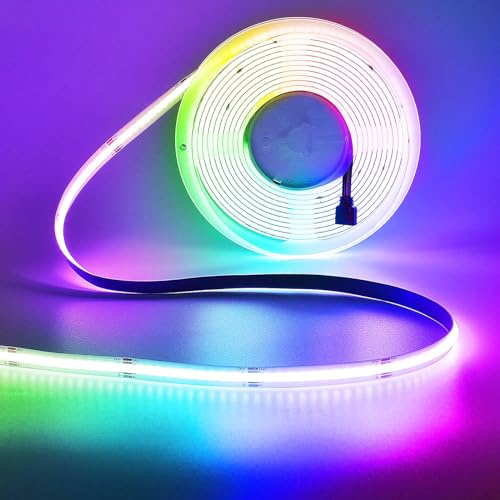 10M COB RGB LED Streifen Keine Stromversorgung Strip Lichterkette 576LEDs/M 5760LEDs 24V Dimmbar Verformbar LED Licht Band Lichtleiste Keine Ferbedienung