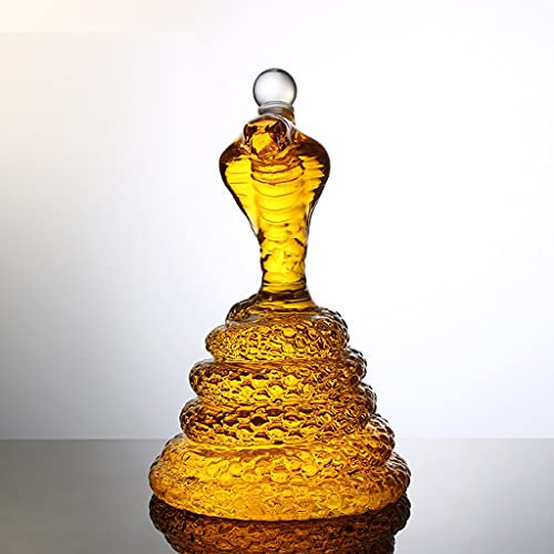 Carafe à whisky 1l, vin rouge, Bourbon, Cognac, rhum, Brandy, carafe en forme de Cobra for fête à domicile, outils de Bar, accessoires