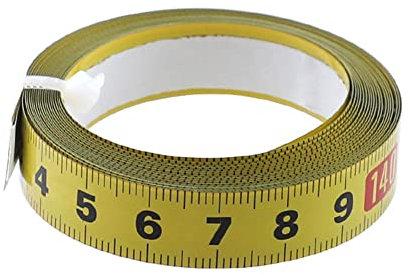 Steel Measure Tape - Metric Measure Tape 1-5 Meters Self-adhesive With Tape For Carpenter The Tape Can Be Used For Workbenches Accessories