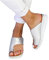 Sandale Orthopedique Femme pour Hallux Valgus Confortable Mules Plateforme Pantoufles Compensées Chaussons d'été Chaussures de Plage Ventes Flash de Printemps Été Sandales Compensées Orthopédique